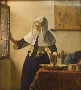 Johannes Vermeer Young Woman with a Water Pitcher USA oil painting artist